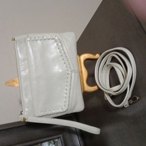 HOBO Stroll crossbody/wristlet in Latte